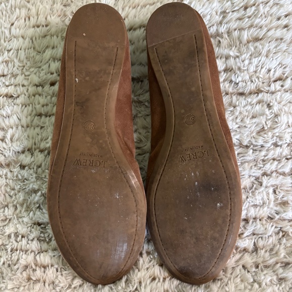 J Crew Tan Suede Ballet Flat Women’s Size 8.5 - Picture 4 of 8